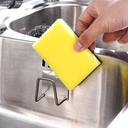 SpongeHolder™ - Égouttoir auto-adhésif en acier | Cuisine - Le coin culinaire